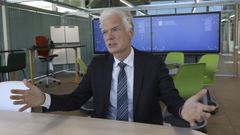 Andreas Schleicher, coordinador del Informe PISA, de visita en el Centro Galego de Innovaci�n Educativa e Dixital