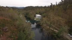 Estaci�n de bombeo del L�rez, en Monte Porreiro, de la que se capta el agua para la red municipal de abastecimiento
