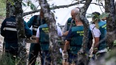 Guardia Civil y Polic�a Nacional baten la zona donde se encontraron los huesos de Juana Canal.