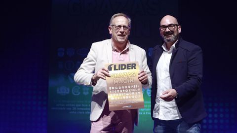 Un momento de la XIV edicin de los Premios Lder del ftbol base lucense