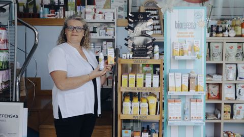 Ana Lorenzo en su establecimiento