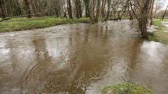 Las inversiones para evitar inundaciones en el Anll�ns, como esta de estos d�as, se llevan casi medio mill�n de euros.