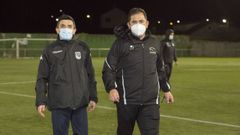 Los entrenadores del Fisterra, en una imagen de archivo