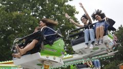 Una de las atracciones instaladas en Santa Susana para las pasadas fiestas de A Ascensi�n