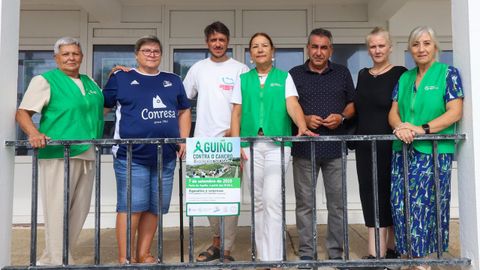 Presentacin de la andaina en la sedel de la cofrada de pescadores.