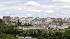 Vista de la ciudad de Lugo desde su periferia