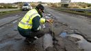 A la caza del bache de 8 centímetros