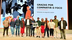 Entrega do Premio Foco � Traxectoria a Manolo Gonz�lez, este venres en Padr�n