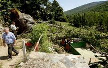 La ca�da del �rbol mantuvo inutilizada la pista desde el 27 de agosto.