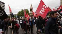 Manifestacin de la CNT en Ourense
