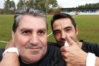 Los presidentes del Ferreira y del Sober disfrutaron del derbi