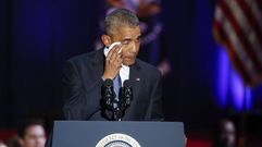 Obama se despide emocionado diez d�as antes de abandonar la Casa Blanca