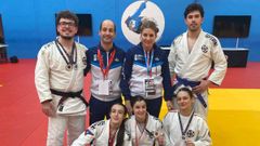 Los integrantes del club Marbel que participaron en la Supercopa de Jiu Jitsu en Madrid