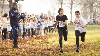 Imagen de archivo del cros escolar en Carballo (2024)