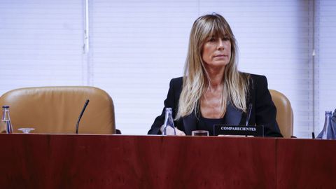 Begoa Gmez durante su comparecencia en la comisin que la investiga en la Asamblea de Madrid. Actualmente, la esposa de Pedro Snchez est imputada por corrupcin en los negocios, trfico de influencias, apropiacin indebida e intrusismo profesional.