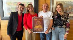 Xandre Millet, Ana Barreiro,�Fernando Abraldes y Araceli Filgueira
