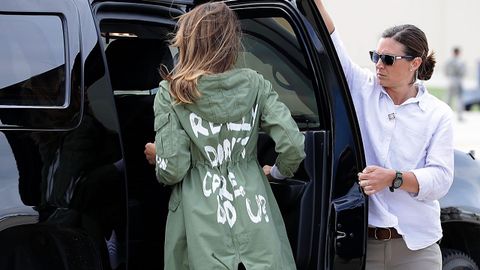 El pol�mico mensaje de Melania Trump