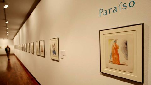 A exposición que chegará mañá a Lugo estivo en Ferrol, en imaxe.