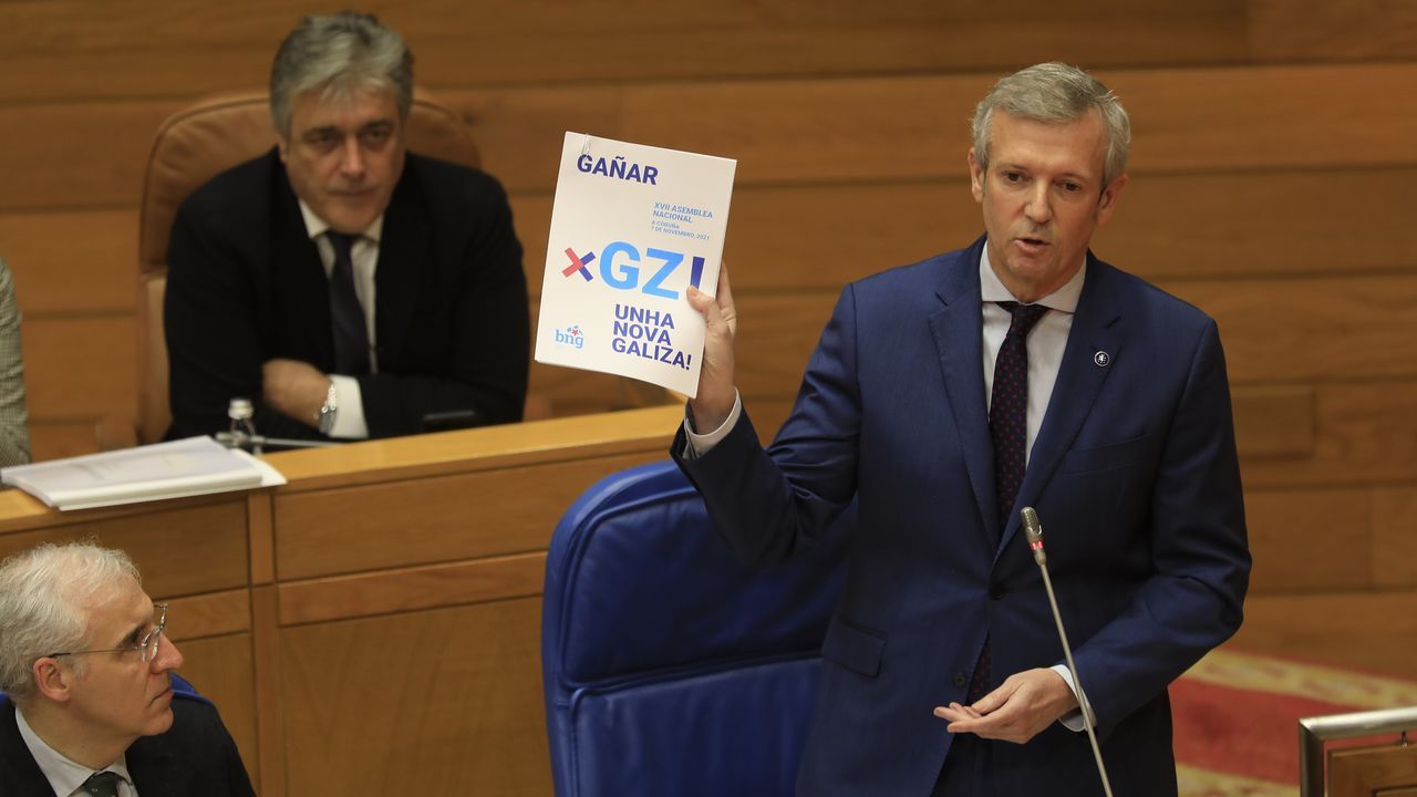 Rueda lleva al Parlamento el programa del BNG y les acusa de ser «feros ...