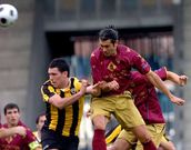 Jorge Rodr�guez, en un partido con el Pontevedra.