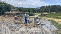 Obras de mejora del servicio de aguas en Ver�n