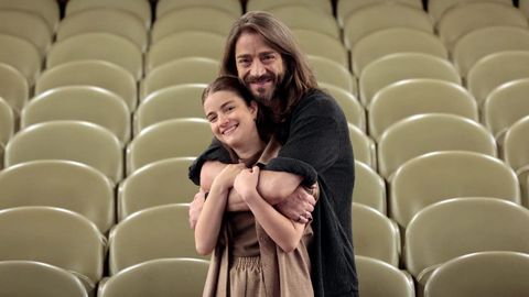 El bar&iacute;tono Borja Quiza y su hija Daniela