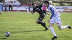 Imagen del amistoso disputado entre el Noia y el Victoria