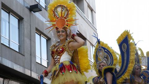 S�bado de pi�ata en Celanova.Los gruposy comparsas estuvieron muy animados