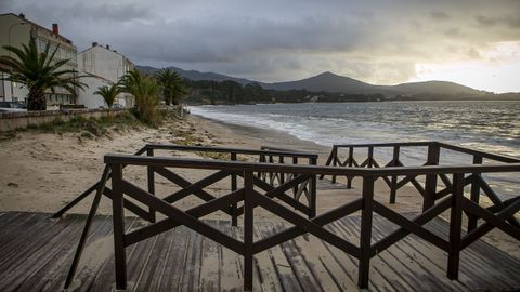 Playa de Coira, en Portosn.