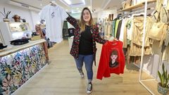 Sara Magari�os, que acaba de mudarse de su antiguo local a uno tres veces m�s grande en Pontevedra
