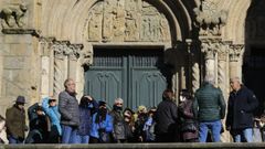 Turistas, esta semana en Santiago.