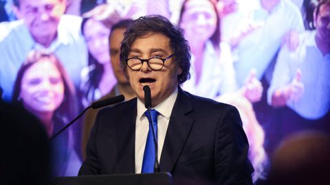 El presidente de Argentina, Javier Milei