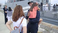 Regreso a Ferrol del patrullero Serviola tras cuatro meses desplegado en �frica