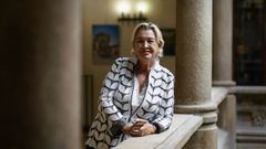 Alicia Viladomat en el Liceo de Ourense, donde har� la �nica presentaci�n del libro prevista en Galicia
