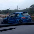 El primer suceso fue en la V�a do Saln�s en Sanxenxo. 