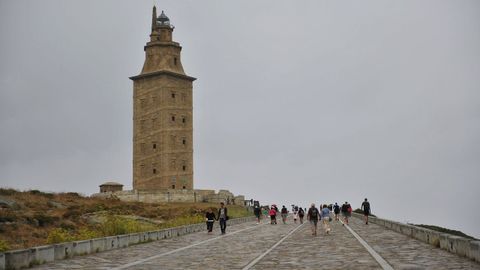 La torre de Hércules en una imagen de archivo
