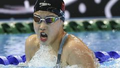 Yu Dizi, durante el Campeonato de Asia.