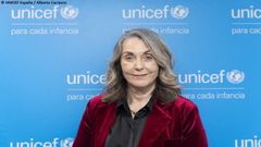 Mar�a �ngeles Espinosa, presidenta de Unicef Espa�a