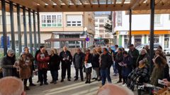 El homenaje se desarrollo en la plaza 18 de Decembro, bajo la cubierta que se construy� recientemente