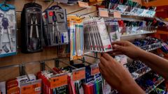 Imagen de archivo de material escolar.