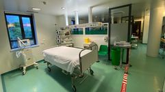 La uci de Montecelo en abril del a�o 2020, reci�n reabierta tras unas obras anteriores a las que se van a ejecutar ahora. 