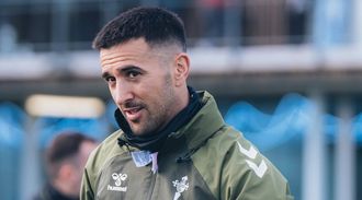 Mat�as Vecino, la semana pasada en la Cidade Deportiva Afouteza del Celta.