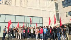 Imagen de archivo de una manifestaci�n ante Sanidade