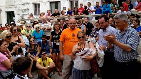 Los alicantinos visitaron Malpica por la tarde