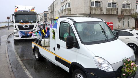 PROCESION DE  VEHICULOS EN HONOR A SAN CRISTOBAL