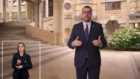 Mensaje institucional del presidente del Principado