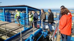 La depuradora de Baiona fue una de las 11 en las que los cient�ficos hicieron seguimiento
