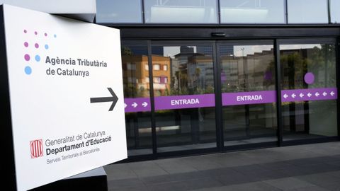 Vista de la sede central de la Agència Tributària de Catalunya.