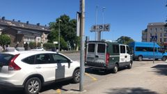 El lugar del atropello, a unos metros de la rotonda de Santa Cristina