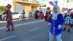 Imagen de una de las comparsas participantes en el desfile del a�o pasado en A R�a.